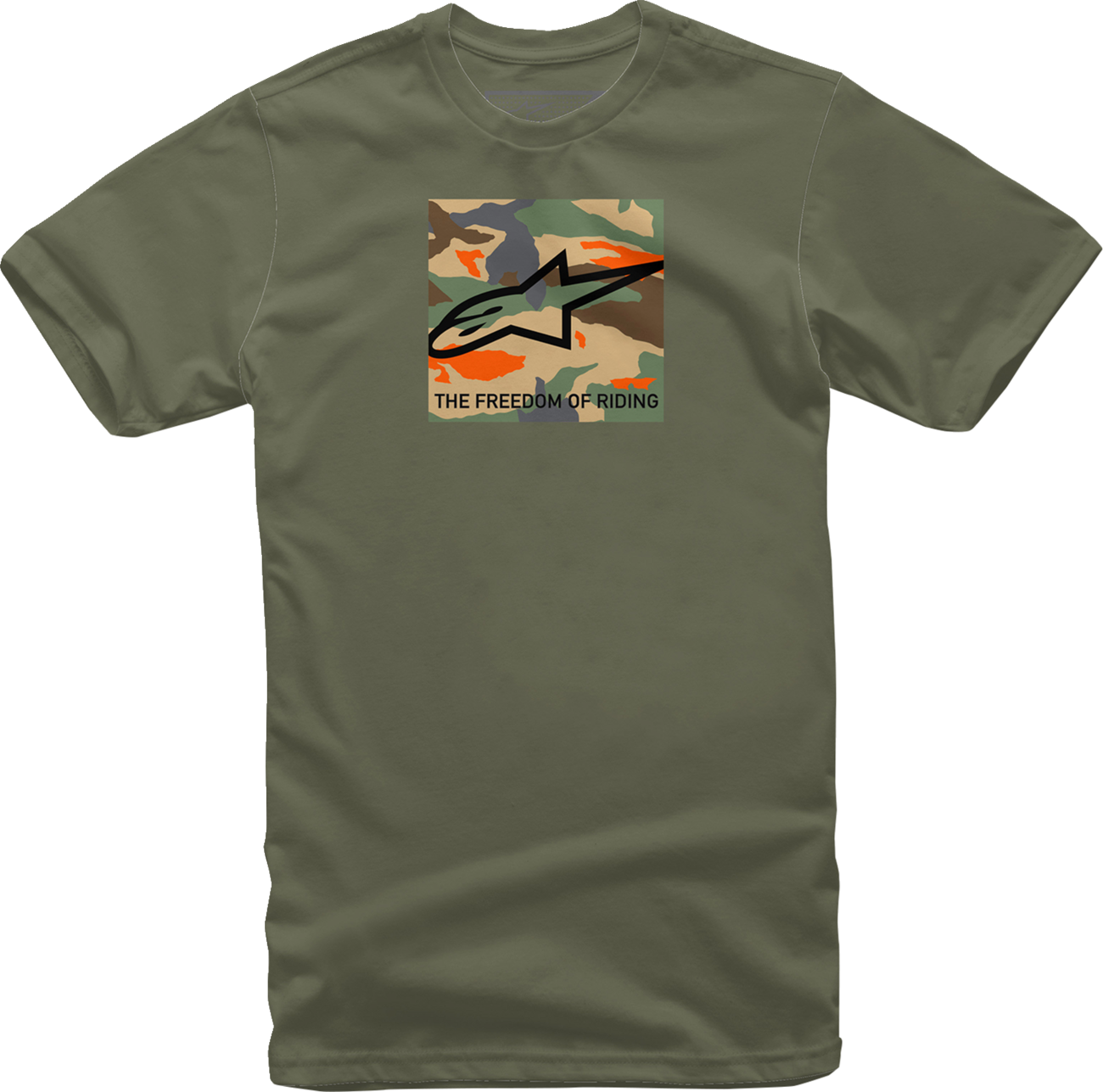 ALPINESTARS Free Camo T-Shirt - Military - Medium 1232-72220-690M