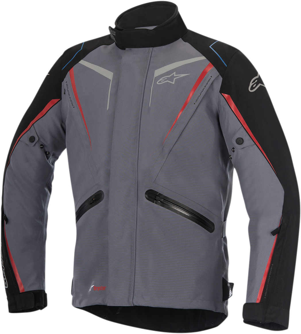 ALPINESTARS Yokohama Drystar® Jacket - Gray/Black/Red - XL 3206017-1018-XL