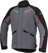 ALPINESTARS Yokohama Drystar Jacket - Gray/Black/Red - Small 3206017-1018-S