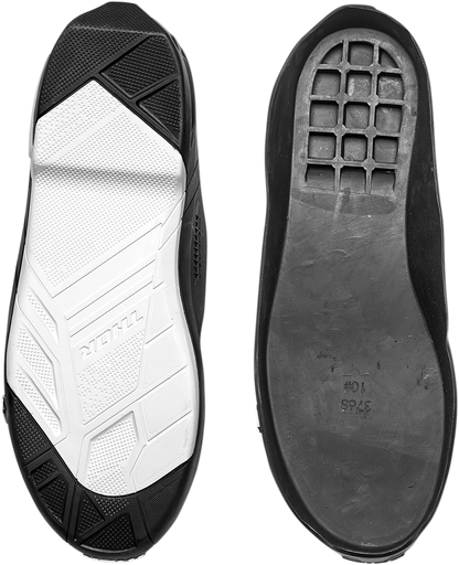 THOR Radial Boots Replacement Outsoles - Black/White - Size 7-8 3430-0895