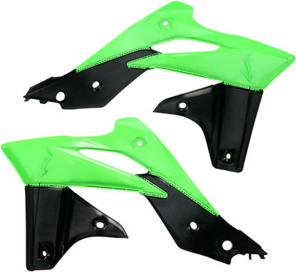 ACERBIS Radiator Shrouds - Green/Black 2314161089