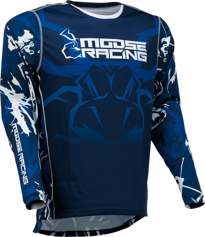 MOOSE RACING Agroid Jersey - Blue/White - Small 2910-7006