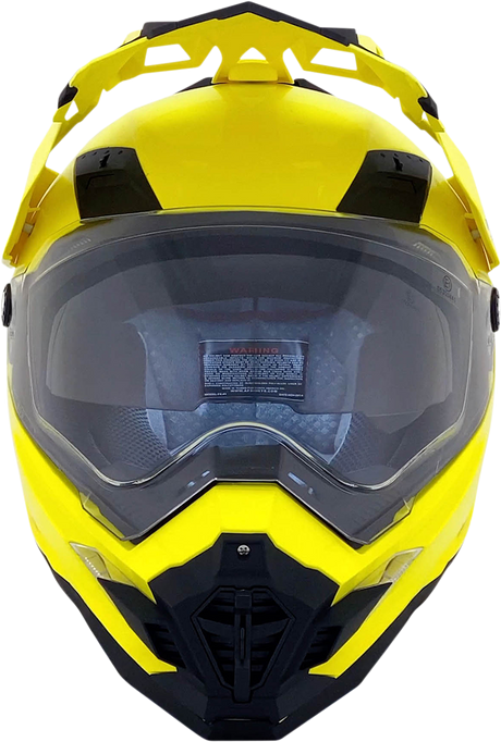 AFX FX-41DS Helmet - Hi-Vis Yellow - Large 0110-3775