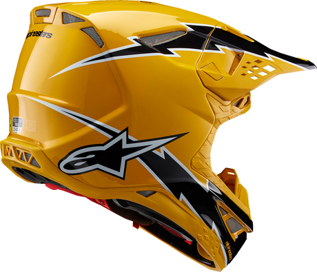ALPINESTARS Supertech M10 Helmet - Ampress - MIPS® - Gloss Black/Yellow - 2XL 8300823-1414-2X