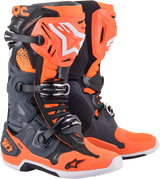 Botas ALPINESTARS Tech 10 - Naranja fluorescente/Gris frío - EE. UU. 11 2010020-9040-11 