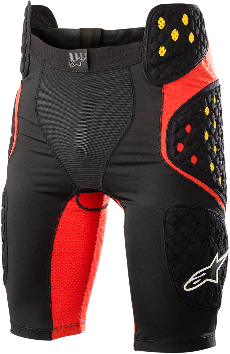 ALPINESTARS Sequence Pro Shorts - Black/Red - Medium 6507718-13-M