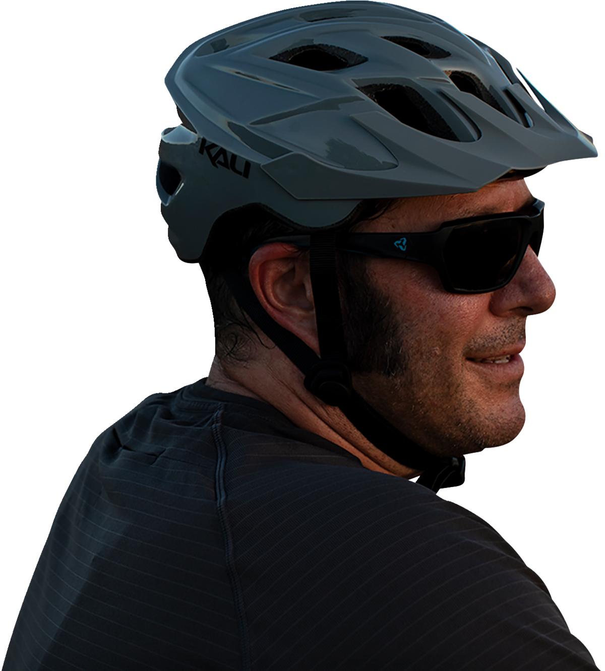 Casco KALI Chakra Solo - Gris brillante - L/XL 221222127