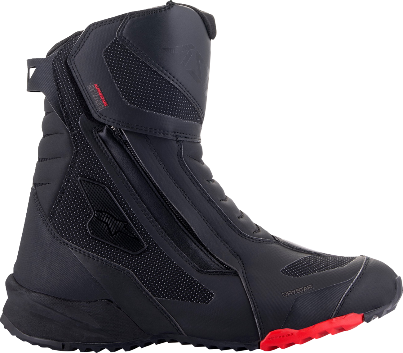 ALPINESTARS RT-7 Drystar® Boots - Black/Red - US 11.5 / EU 45 2443023-13-45