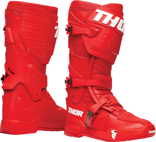 THOR Radial Boots - Red - Size 10 3410-2739