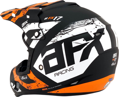 AFX FX-17 Helmet - Attack - Matte Black/Orange - 2XL 0110-7159