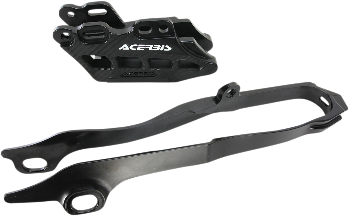 ACERBIS Chain Guide 2.0 and Slider Kit - Honda CRF250R - Black 2449430001