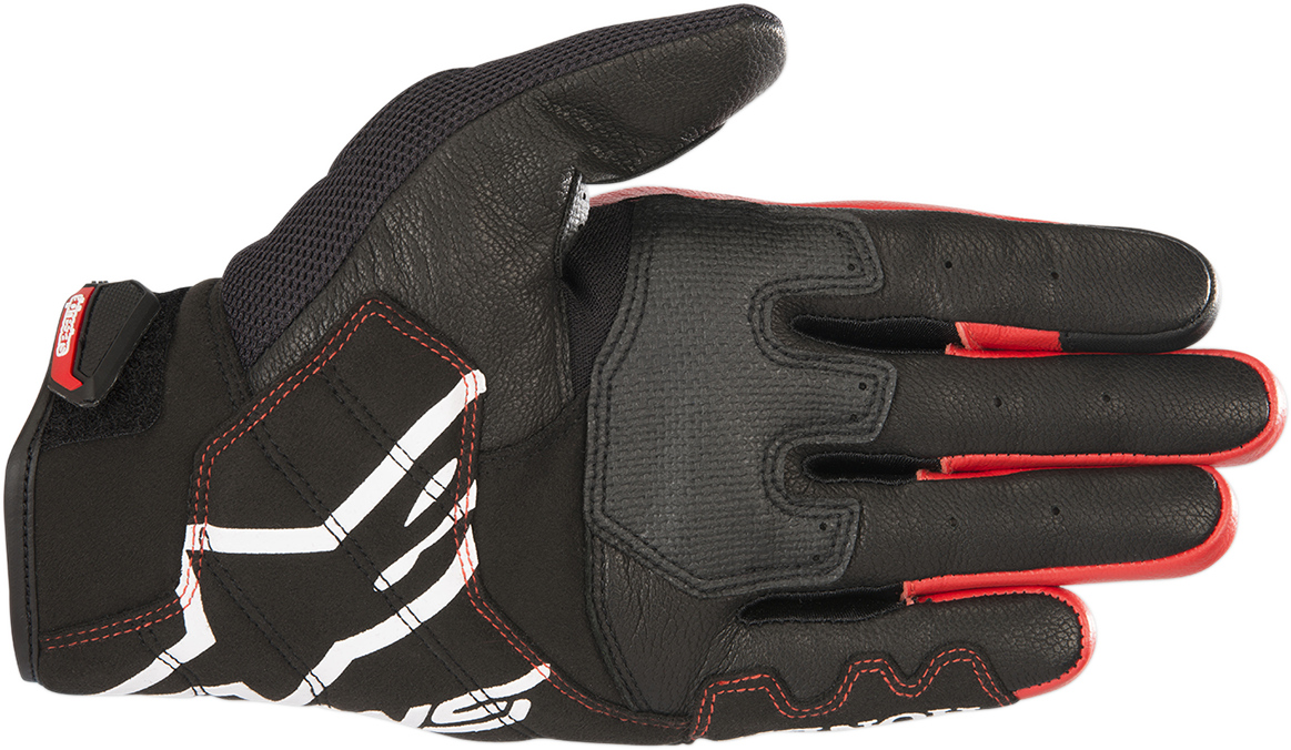 ALPINESTARS Honda SMX-2 Air Carbon V2 Gloves - Black/Red - 2XL 3567818-13-2X