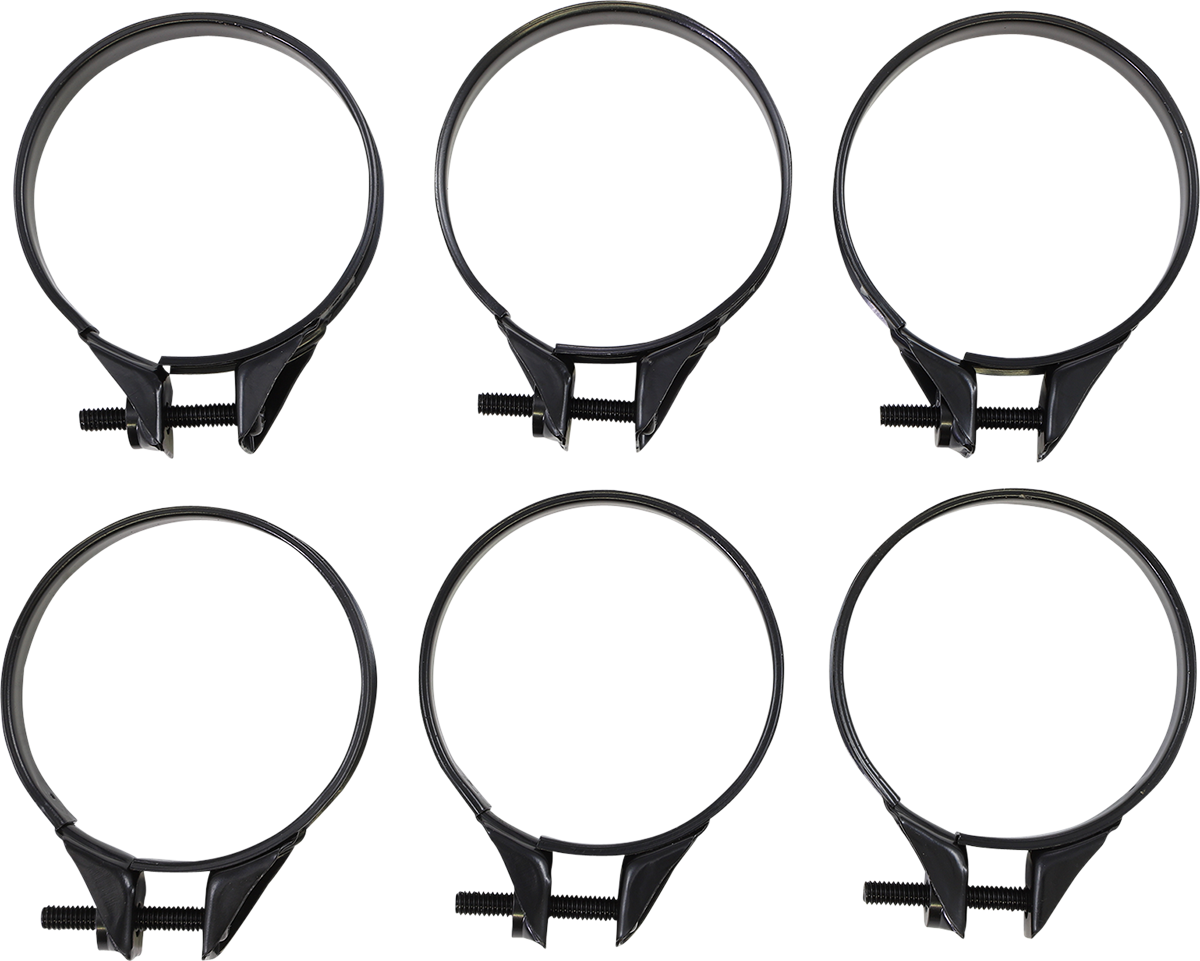 MOOSE RACING Carburetor Clamps - 49-51 mm - 6-Pack 110-1051