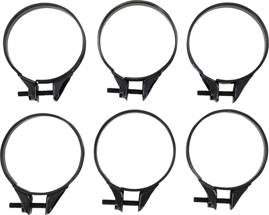 MOOSE RACING Carburetor Clamps - 49-51 mm - 6-Pack 110-1051