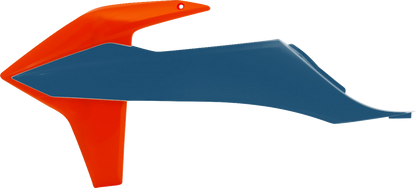ACERBIS Radiator Shrouds - Orange/Factory Blue 2726517302
