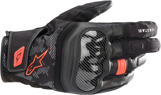 ALPINESTARS SMX Z Drystar® gloves - Black/Fluo Red - 2XL 3527421-1030-2X