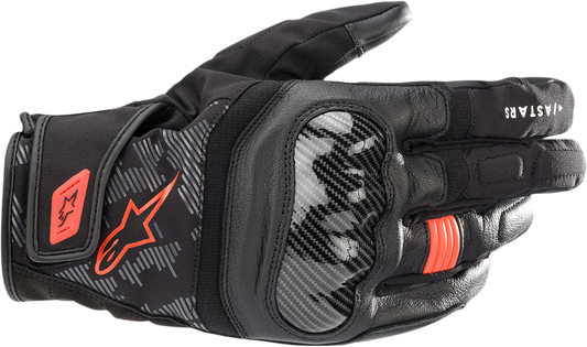 ALPINESTARS SMX Z Drystar® gloves - Black/Fluo Red - Small 3527421-1030-S