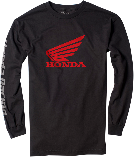 FACTORY EFFEX Honda Camiseta de manga larga - Negro - 2XL 17-87318 