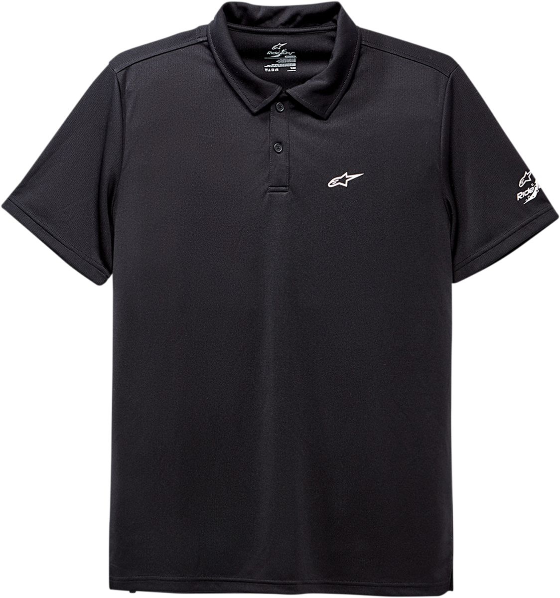 ALPINESTARS Scenario Performance Polo Shirt - Black - Large 12304110010L