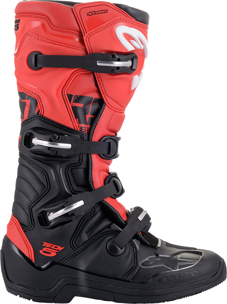 ALPINESTARS Tech 5 Boots - Black/Red- US 13 2015015-13-13