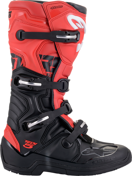 ALPINESTARS Tech 5 Boots - Black/Red- US 8 2015015-13-8