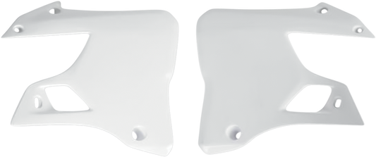 UFO Radiator Shrouds White YZ125/250 1996-2001 YA02898046