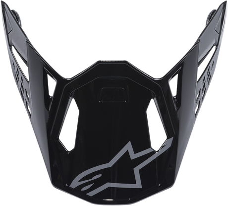 ALPINESTARS Supertech M8 Visor - Radium - White/Black/Gloss Mid Gray 8981151-1180
