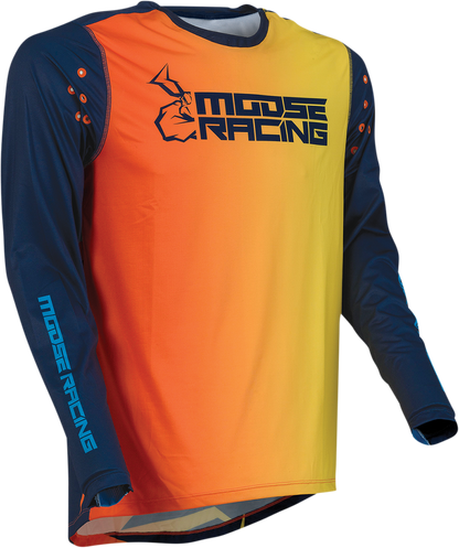 MOOSE RACING Agroid Jersey - Navy/Orange - Medium 2910-6405