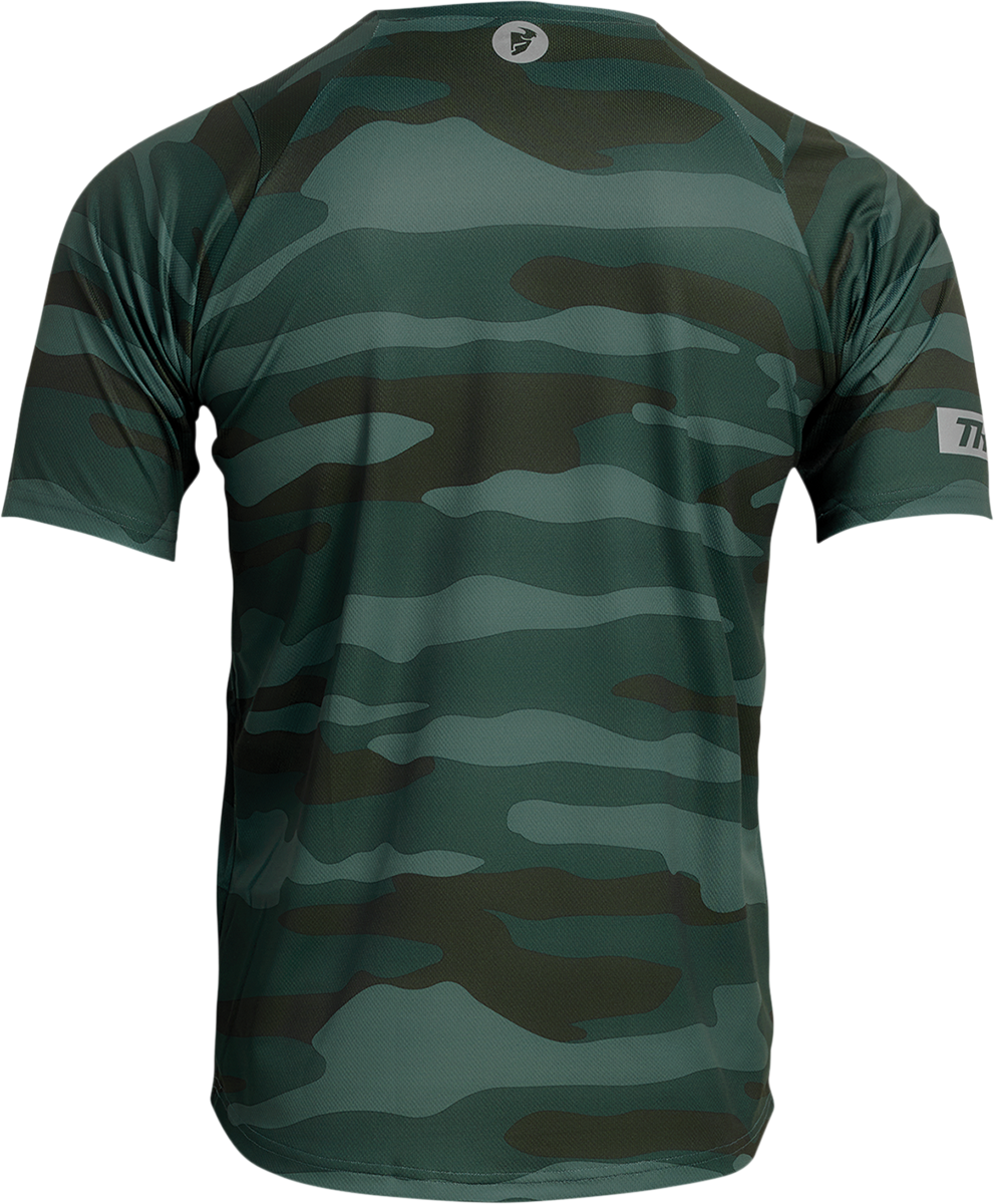 THOR Assist Jersey - Short-Sleeve - Camo Green - XS 5020-0019