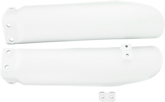 ACERBIS Lower Fork Covers for Inverted Forks - White 2253090002