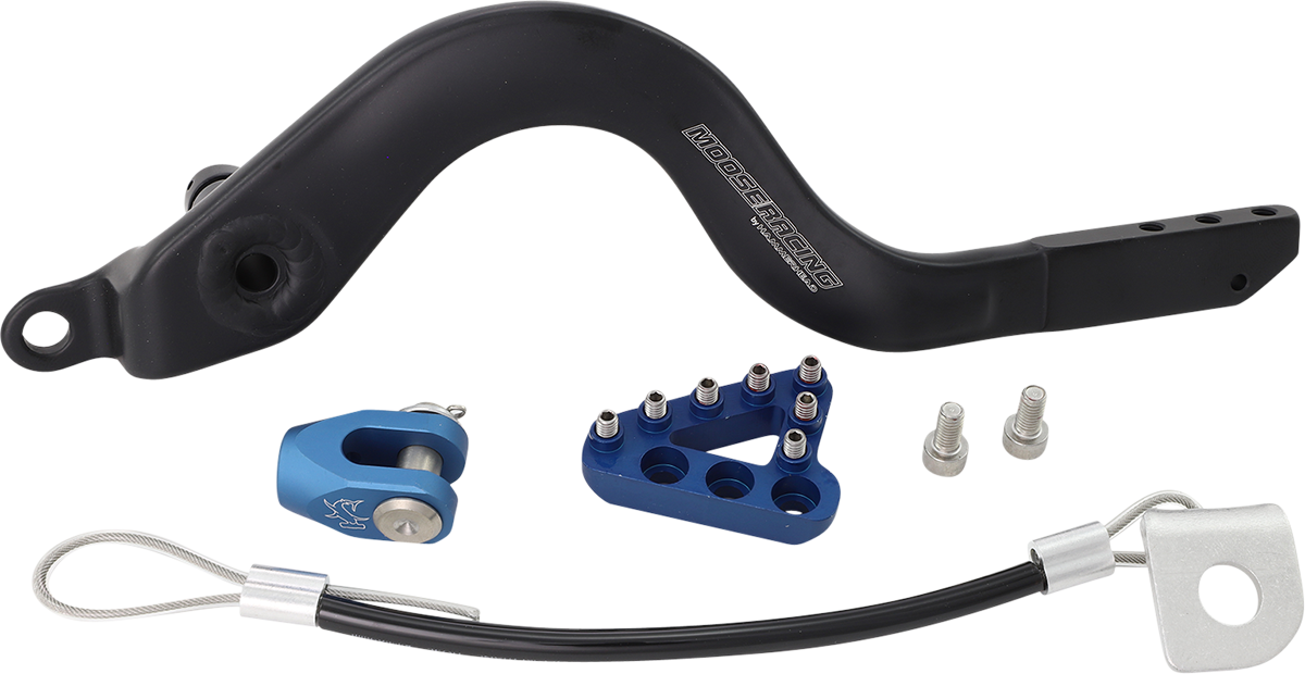 MOOSE RACING Brake Pedal - Blue - Yamaha 82-0225-21-22