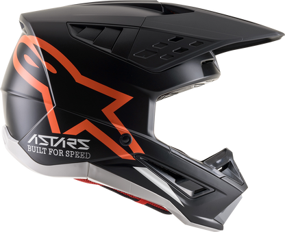 ALPINESTARS SM5 Helmet - Compass - Matte Black/Orange Fluo - 2XL 8303321-1149-2X