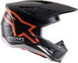 ALPINESTARS SM5 Helmet - Compass - Matte Black/Orange Fluo - Small 8303321-1149-SM