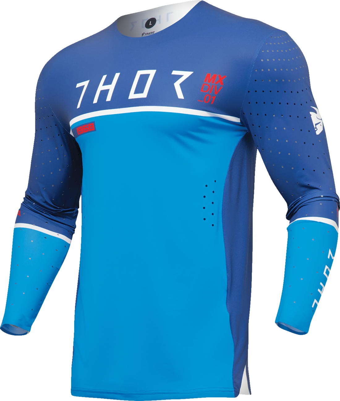 THOR Prime Ace Jersey - Navy/Blue - Large 2910-7673