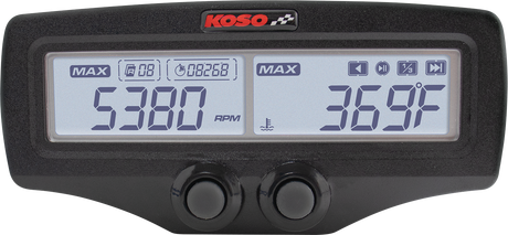 KOSO NORTH AMERICA EGT-02R Standard Dual Sensor Meter BA006010