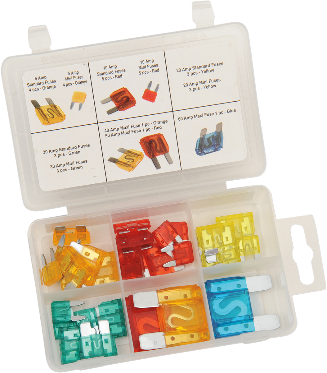 PERFORMANCE TOOL Fuse Assortment - 33-Piece W5370