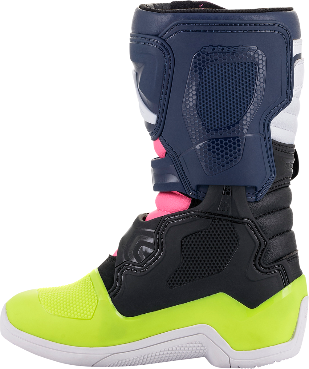 ALPINESTARS Tech 3S Boots - Black/Blue/Pink - US 1 2014518-1176-1