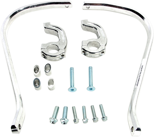 MOOSE RACING Handguards - Contour - 1-1/8" - Silver 50-5214S