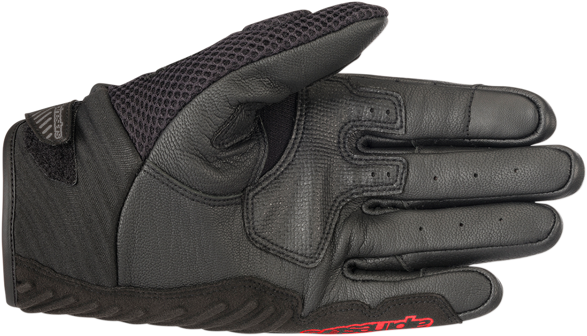 ALPINESTARS SMX-1 Air V2 Gloves - Black/Fluo Red - Medium 3570518-1030-M