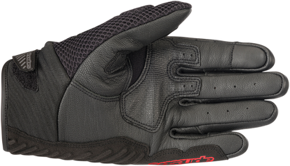 Guantes ALPINESTARS SMX-1 Air V2 - Negro/Rojo fluo - Medianos 3570518-1030-M