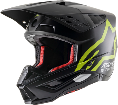 ALPINESTARS SM5 Helmet - Compass - Matte Black/Yellow Fluo - Medium 8303321-1559-MD