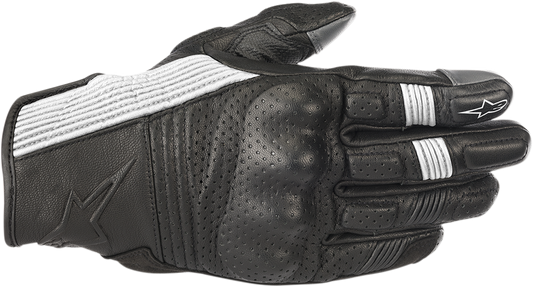 ALPINESTARS Mustang V2 Gloves - Black/White - Large 3566118-12-L