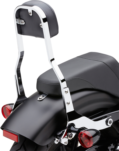 COBRA Backrest Kit - 14" - Chrome - Softail 602-2046