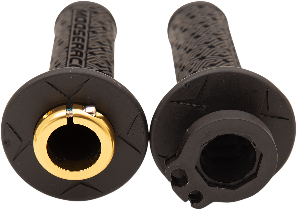 MOOSE RACING Grips - Lock-On - Black/Gold B36MRB-D