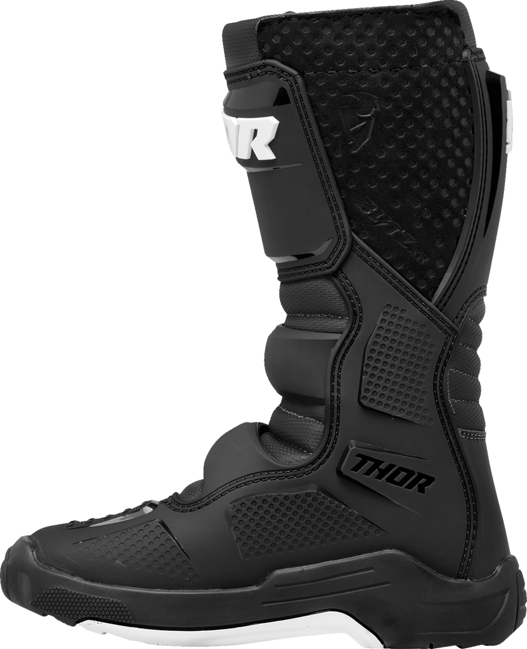 THOR Youth Blitz XR Boots - Black/White - Size 7 3411-0730