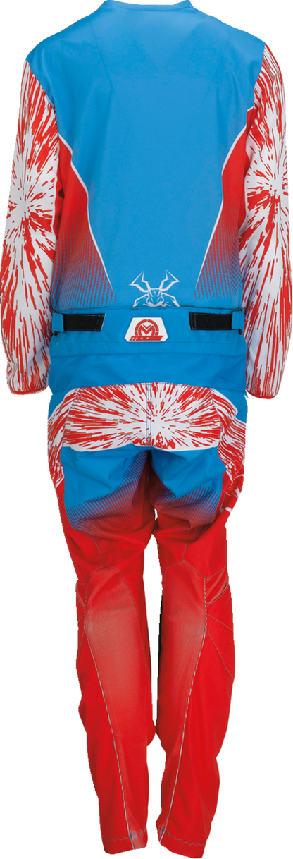 MOOSE RACING Pantalones Agroid para jóvenes - Rojo/Blanco/Azul - 24 2903-2270