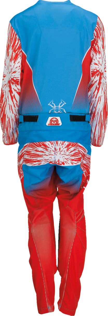 MOOSE RACING Youth Agroid Pants - Red/White/Blue - 18 2903-2267
