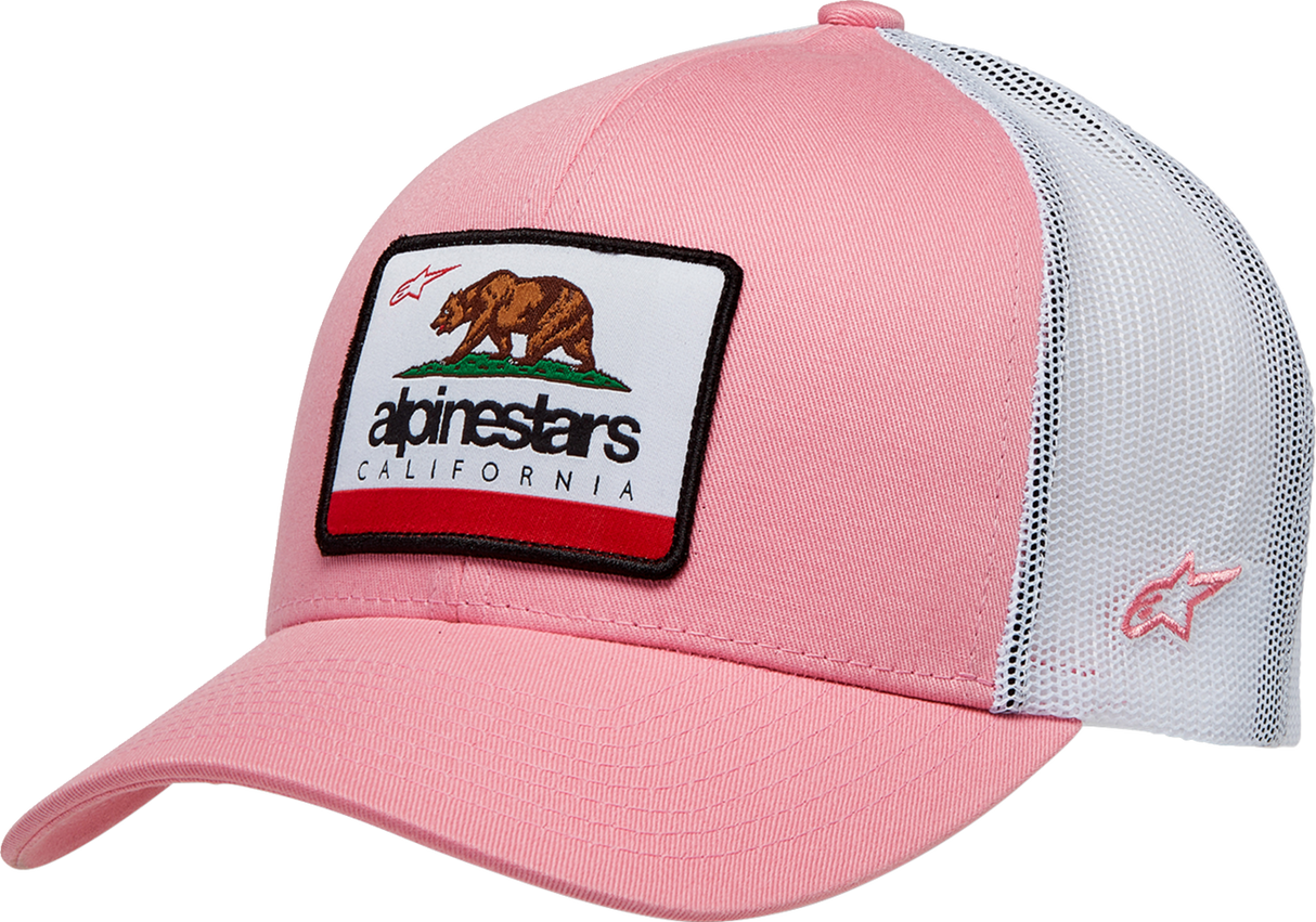 ALPINESTARS Women's Cali 2.0 Hat - Pink/White - One Size 1232819003110OS