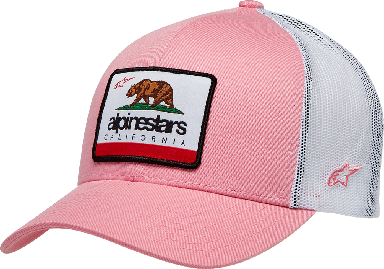 Gorro ALPINESTARS Cali 2.0 para mujer - Rosa/Blanco - Talla única 1232819003110OS 