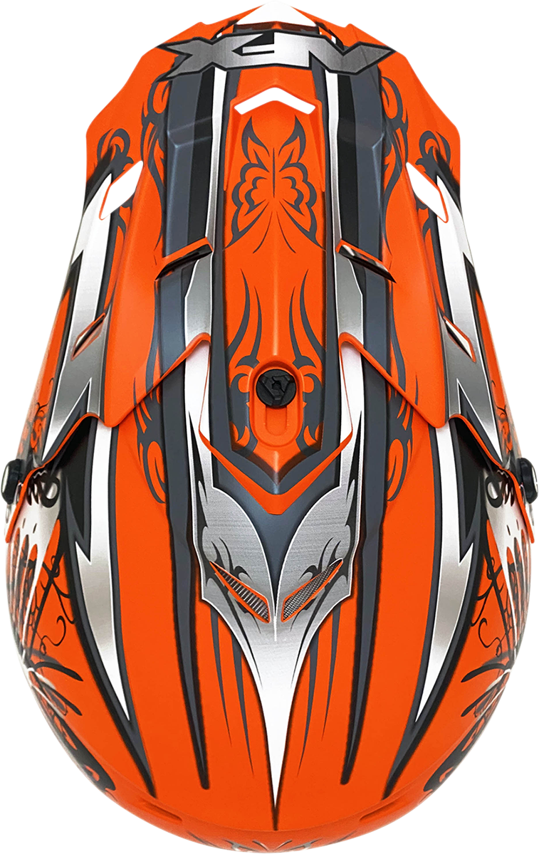 AFX FX-17 Helmet - Butterfly - Matte Orange - XS 0110-7111